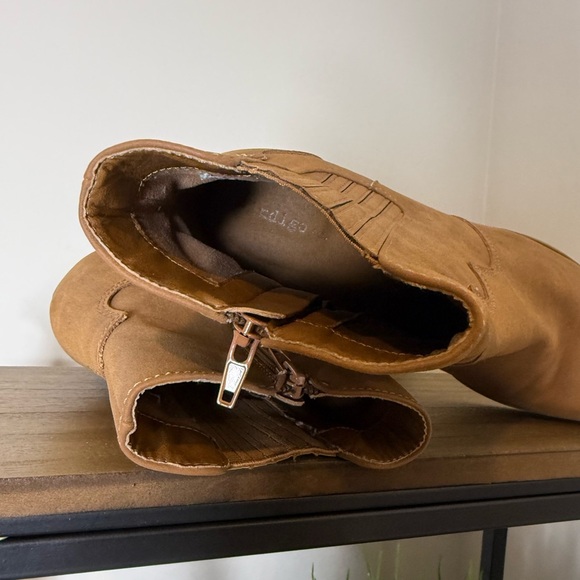 Indigo Rd Tan Ankle Boots - Picture 11 of 11